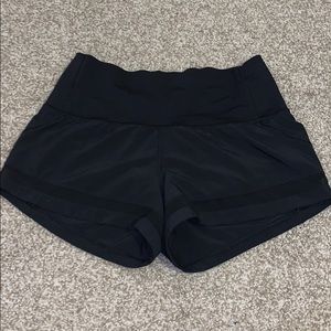 Lululemon High Rise running shorts